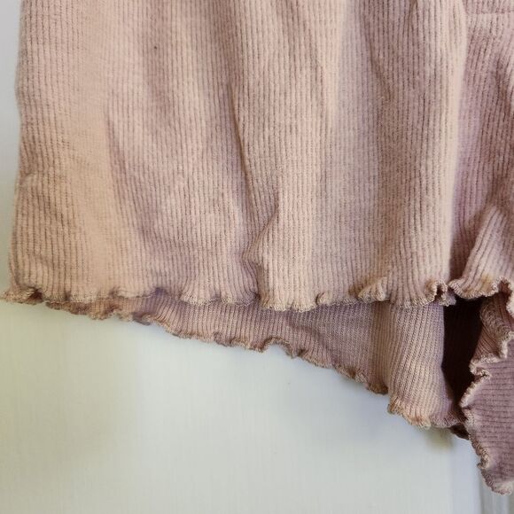 Vintage Havana Ribbed Front Lace Up Pull-On Shorts Size Medium - Picture 4 of 8